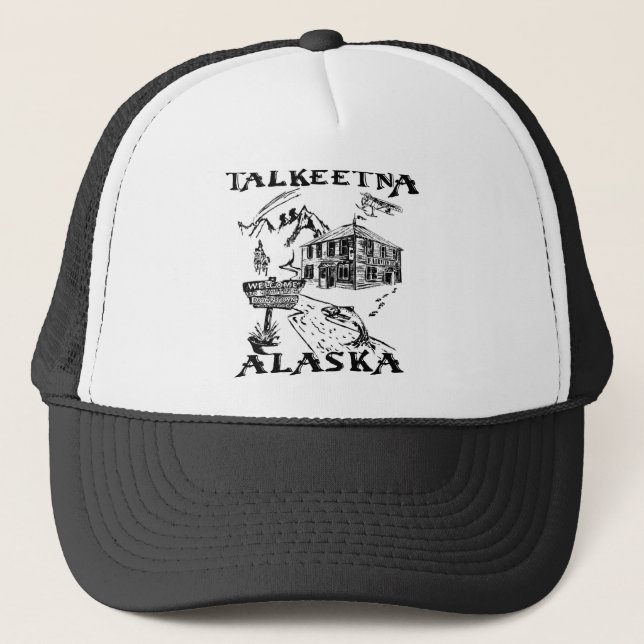 Talkeetna Alaska Denali nationalpark Truckerkeps (Framsida)