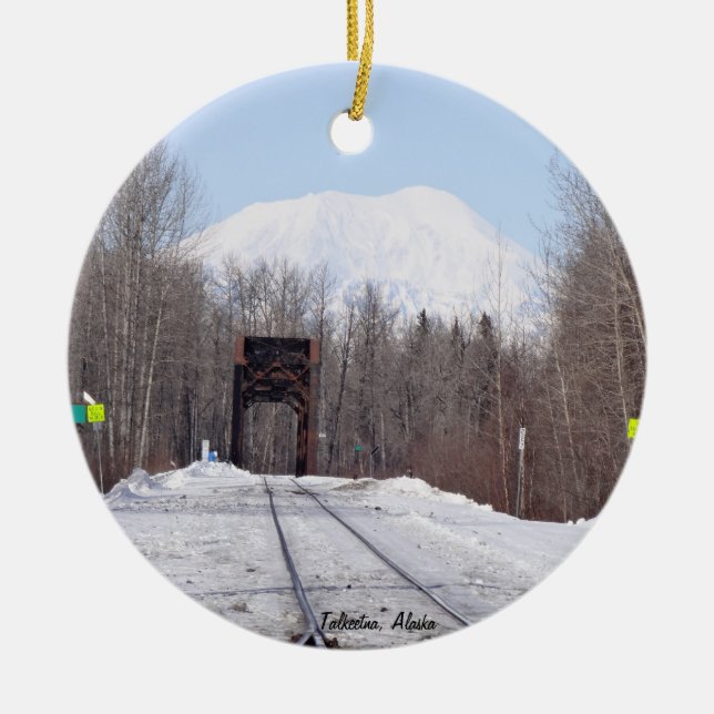 Talkeetna prydnad julgransprydnad keramik (Framsidan)