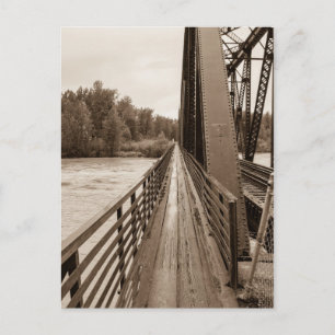 Talkeetna Railroad Bridge Walkway Vykort