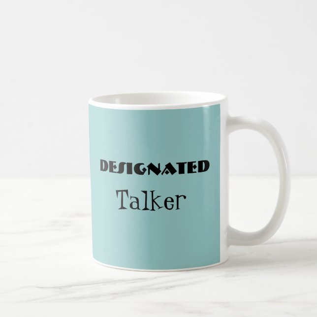 Talker Funny Mug Kaffemugg (Höger)