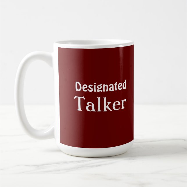 Talker Funny Red Mugg (Vänster)