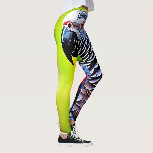 Talking African Grått Parrot Leggings (Höger)