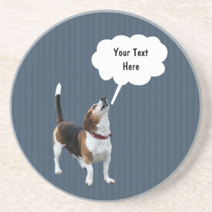 Talking Beagle Cute Hund Drink Underlägg