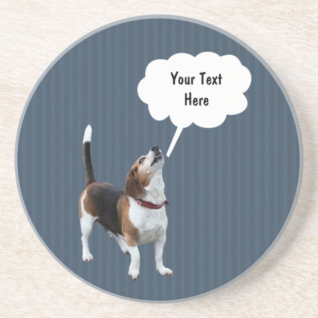 Talking Beagle Cute Hund Drink Underlägg (Framsidan)