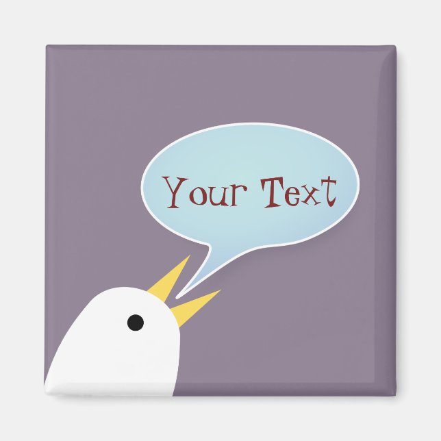 Talking Bird Magnet (Framsidan)