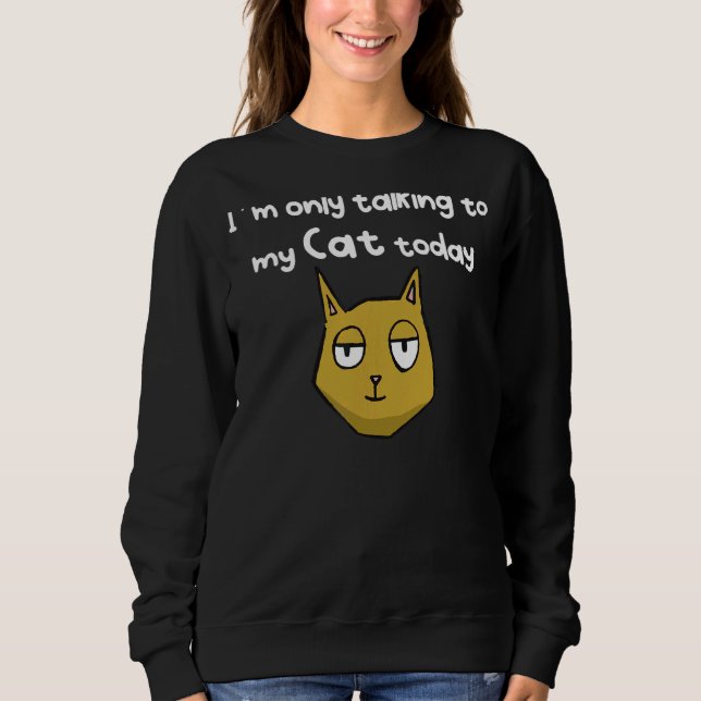 Talking Cat T Shirt (Framsida)
