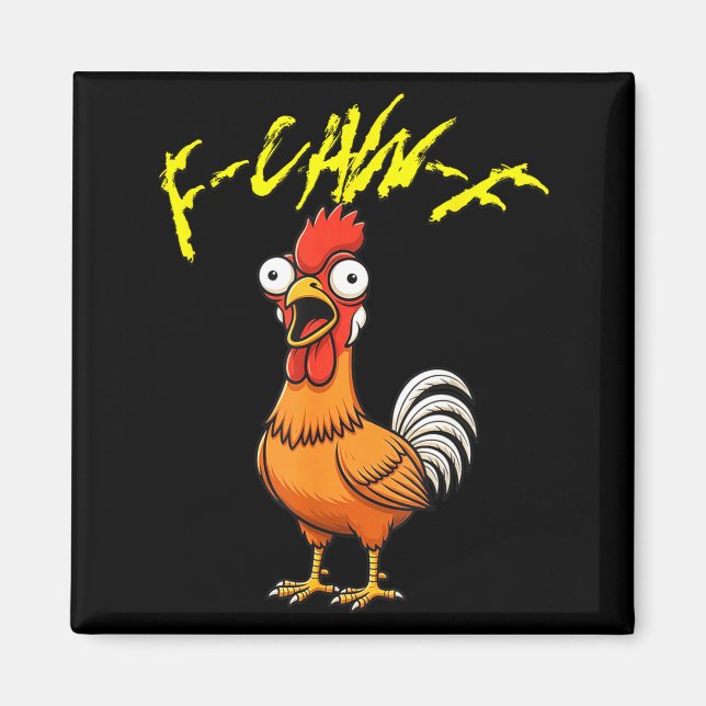 Talking Funny Chicken  Magnet (Framsidan)