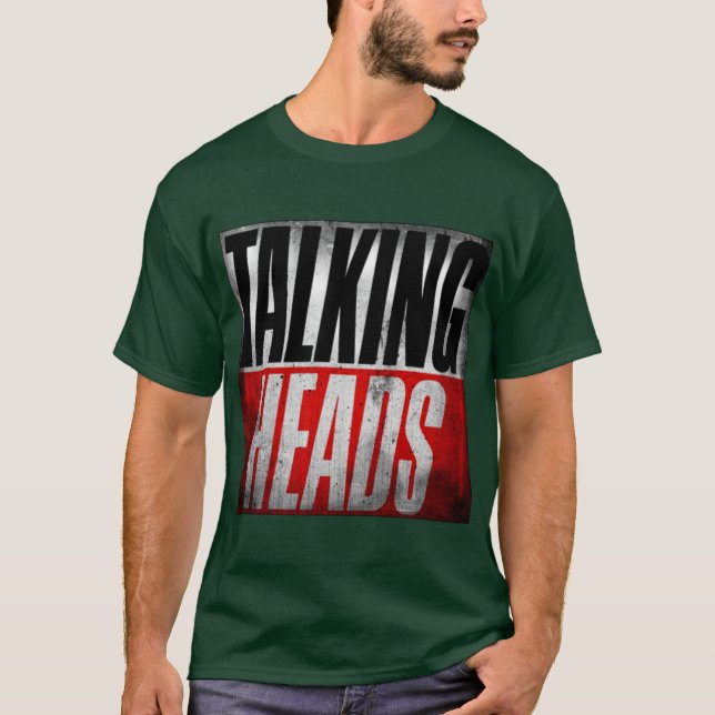 talking heads abstrakt flicka t shirt (Framsida)