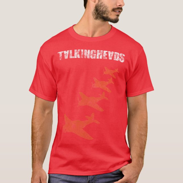 Talking Heads Planes förbryllade T Shirt (Framsida)