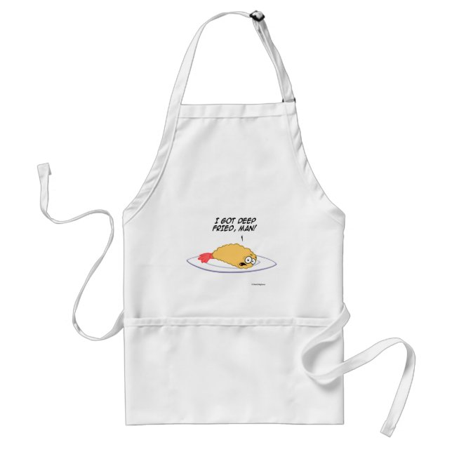 Talking Tenpura White Aprons Förkläde (Framsidan)