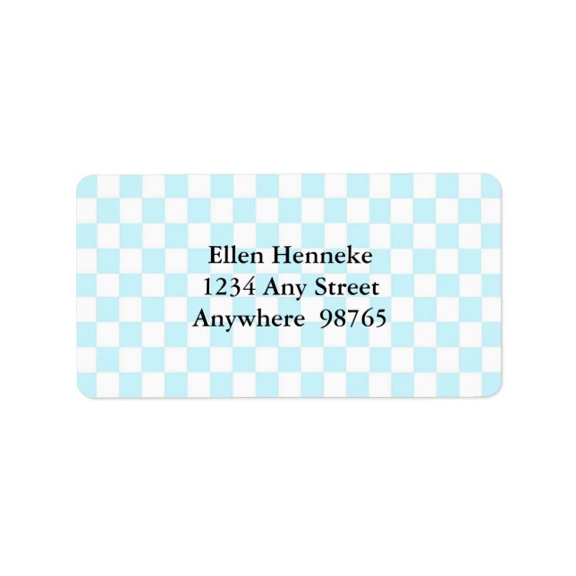 Tall Alice 1 och 2 Adressetikett (Framsidan)