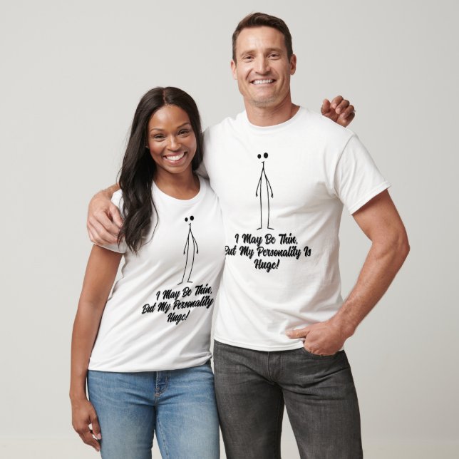 Tall and Awkward Stick figur T Shirt (Unisex)