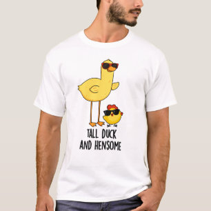 Tall Anka och Hensome Funny Animal Pun T Shirt
