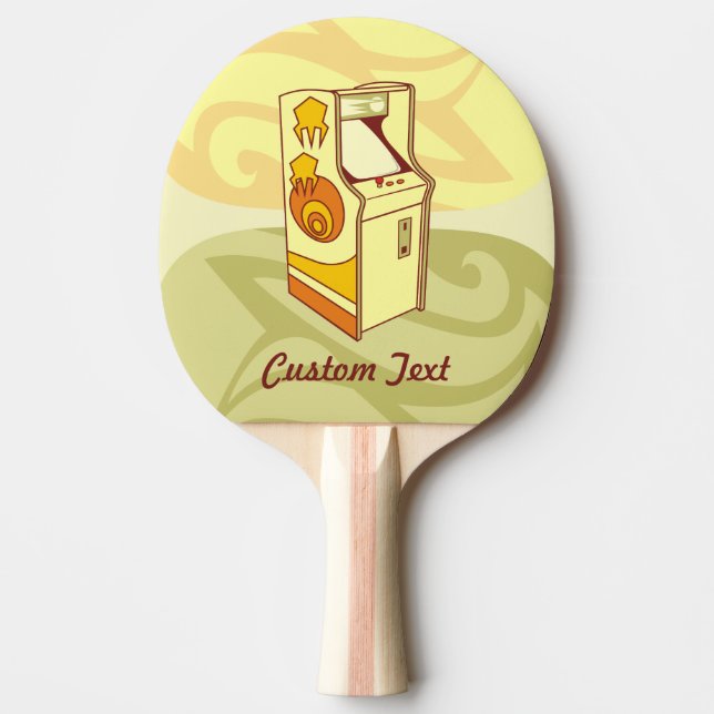 Tall Arcade-spelkonsolping Pong-paddel Pingisracket (Framsidan)