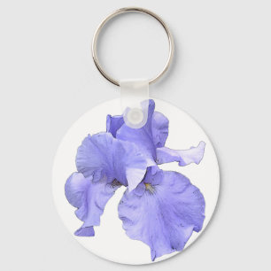Tall Bearded Lila Iris Nyckelring