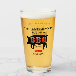 Tall Beer Soda Drinking Glasses Home Grill BBQ Glaskopp