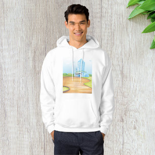 Tall Blue Byggnad Manar Hoodie