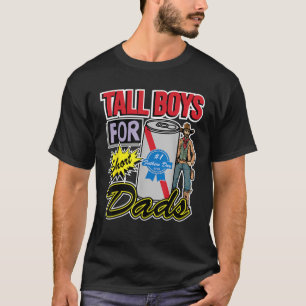 Tall Boys for Kort Kung Pappor Fars dag Beer Lo T Shirt