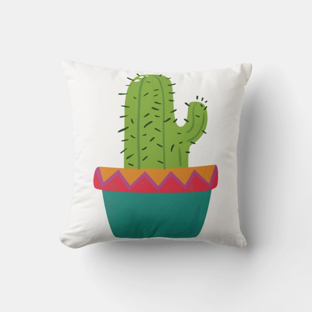 Tall Cactus Pillow Kudde (Framsida)