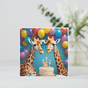 **"Tall Firande: A Giraffes födelsedagskorv"** Spara Datumet