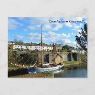 Tall Frakt Charlestown Cornwall Poldark Location Vykort