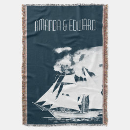 Tall Frakt & Clouds Nautical Filt