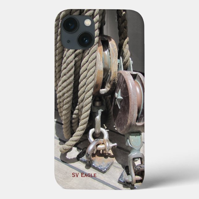 Tall Frakt Eagle Block & Tackle iPhone iphone case (Baksida)