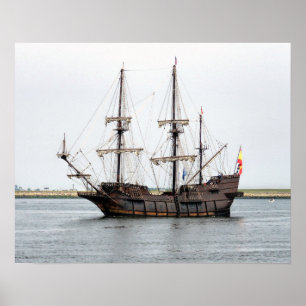 Tall Frakt El Galeon Poster