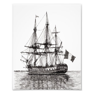 "Tall Frakt Hermione on York River" Photo Print Fototryck