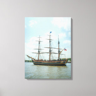 Tall Frakt HMS Bounty Canvastryck
