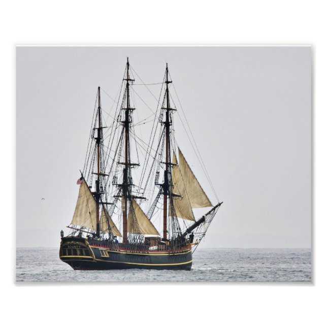 Tall Frakt HMS Bounty Fototryck (Framsidan)