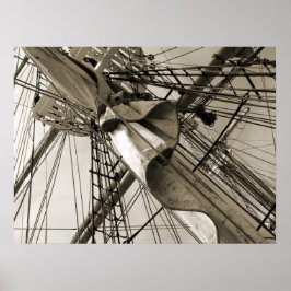Tall Frakt Mast & Sail Poster