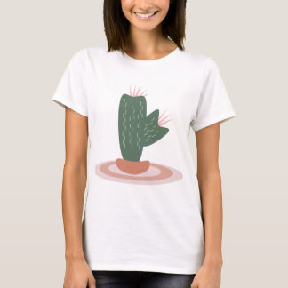 Tall Green Plant on Rug Desert Cactus T Shirt