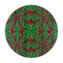 Tall Mandala Garnet Skärbräda i Glas