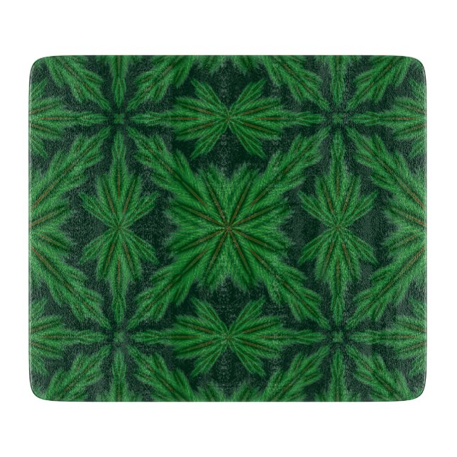 Tall Mandala Skärbräda av Glas (Framsidan)