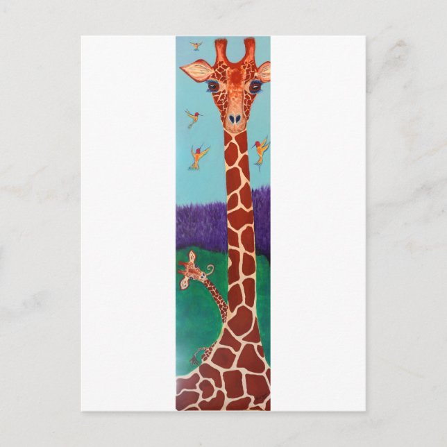 Tall, med spännen vykort (Framsida)