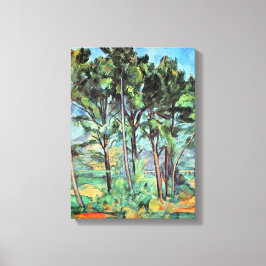 Tall med viadukt av Paul Cezanne, Vintage Art Canvastryck