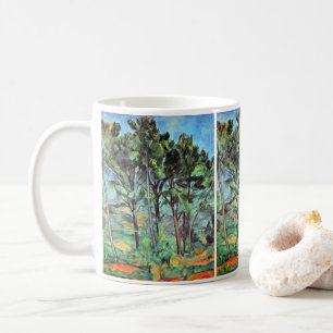 Tall med viadukt av Paul Cezanne, Vintage Art Kaffemugg