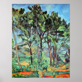 Tall med viadukt av Paul Cezanne, Vintage Art Poster