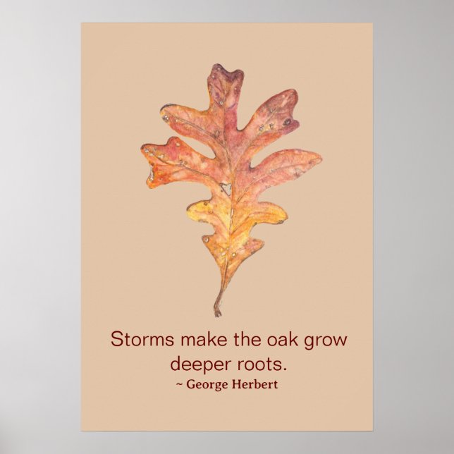 Tall Oak Löv Poster (Framsidan)