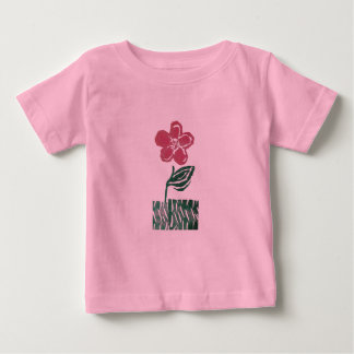tall pink flower tee shirt