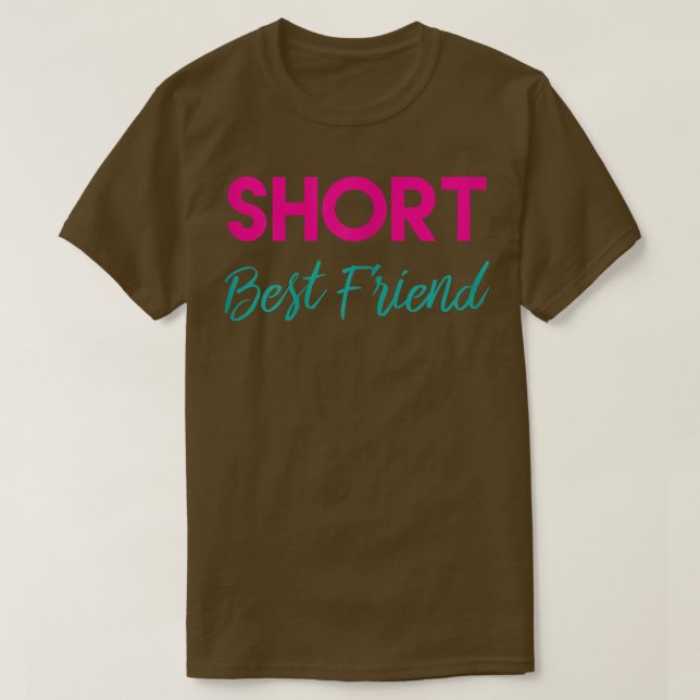 Tall Short Best Friend T Shirts - Matching BFF Out (Design framsida)