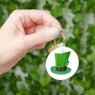Tall St patricks day Hat Keychain Nyckelring