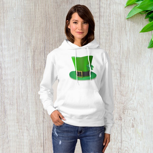 Tall St patricks day Hat Womens Hoodie T Shirt (Skapare uppladdad)