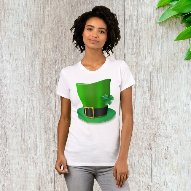 Tall St patricks day Hat Womens T-Shirt (Skapare uppladdad)