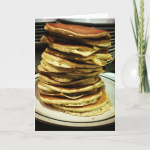"Tall Stack of Pancakes" - tackkort Kort