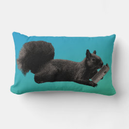 Tall Tales Blue Grönt Squirrel Lumbarkudde