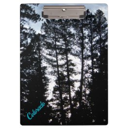Tall Träd i CO Mountain Clipboard