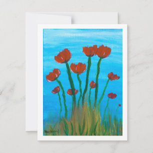 "Tall Tulips"-kort Julkort
