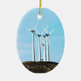 Tall Turbines Julgransprydnad Keramik